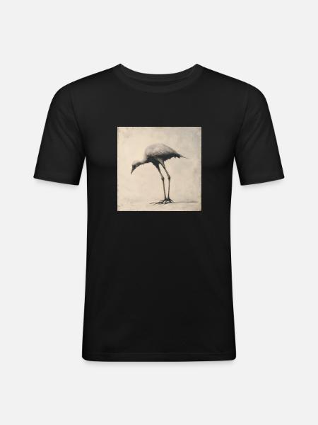 Fictional Bird - Men's Slim Fit T-Shirt - black