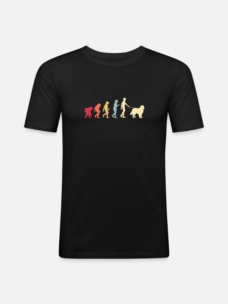 Bernese Mountain Dog - Men's Slim Fit T-Shirt - black