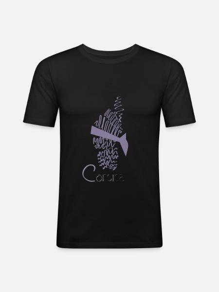 Corsica - Men's Slim Fit T-Shirt - black
