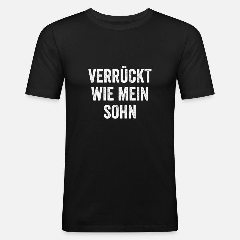 Best dad ever - Men's Slim Fit T-Shirt - black