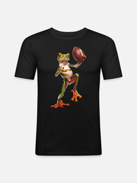 Tree Frog Soccer - Men's Slim Fit T-Shirt - black