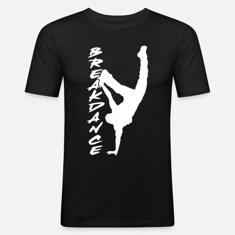 Breakdance Danse Danse Breakdancer Danseur - T-shirt près du corps Homme - noir