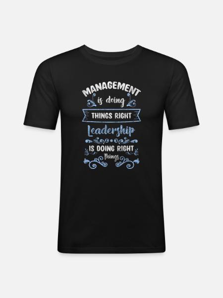 Office Employee - Men's Slim Fit T-Shirt - black