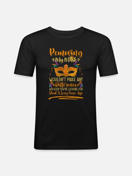 Masquerade Costume Party Masquerade - Men's Slim Fit T-Shirt - black