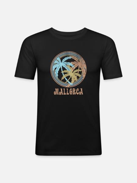 Majorca - Men's Slim Fit T-Shirt - black