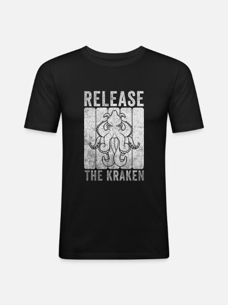 Cthulhu - Men's Slim Fit T-Shirt - black