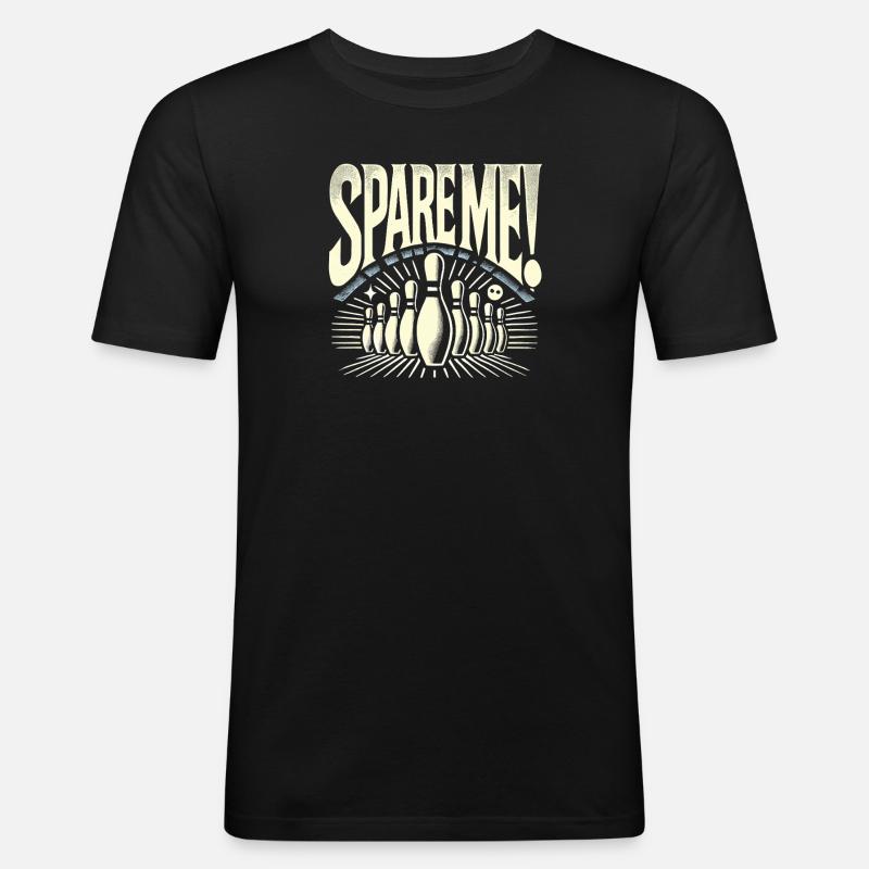Verschont mich! - Männer Slim Fit T-Shirt - Schwarz
