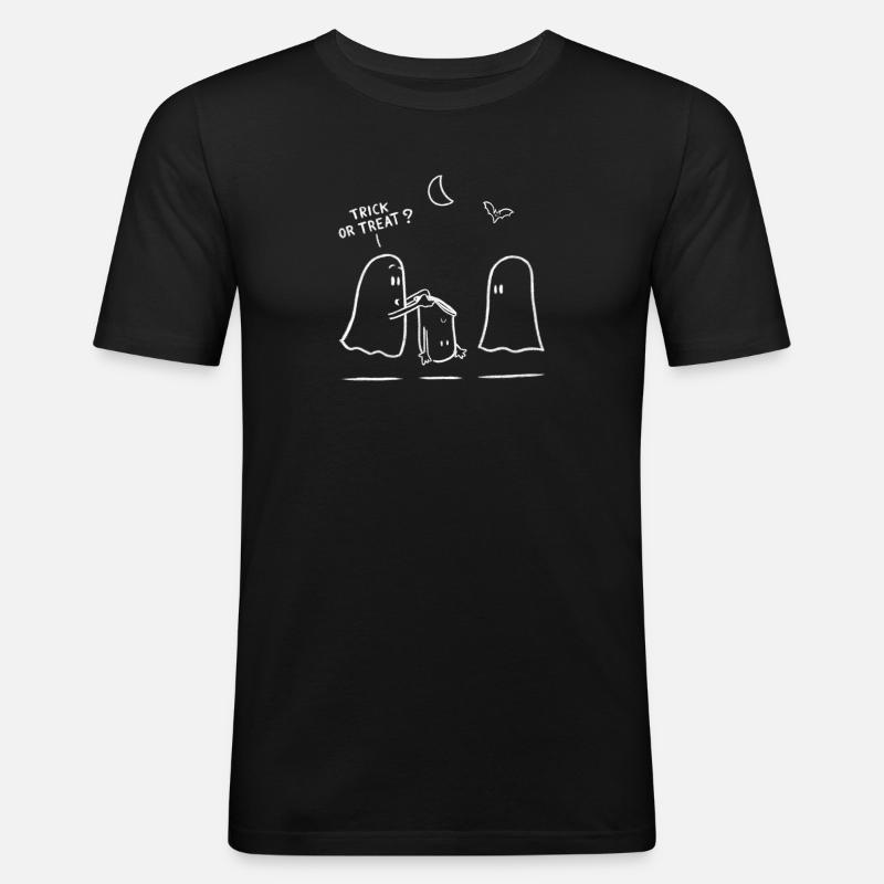 Süßes oder Saures - Männer Slim Fit T-Shirt - Schwarz
