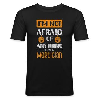 Funeral profession coffin - Men's Slim Fit T-Shirt - black - Front - Nik (191cm)