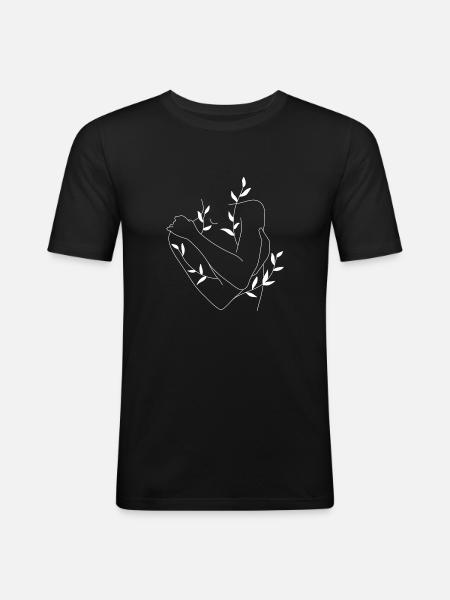Growing body - Men's Slim Fit T-Shirt - black