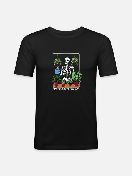 Feel Alive - Men's Slim Fit T-Shirt - black