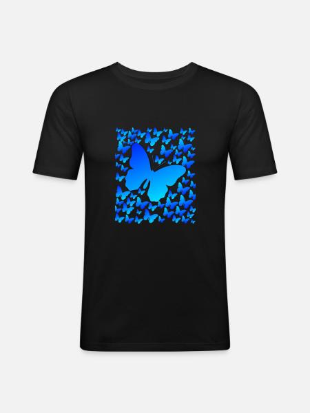 Butterfly Butterfly - Men's Slim Fit T-Shirt - black