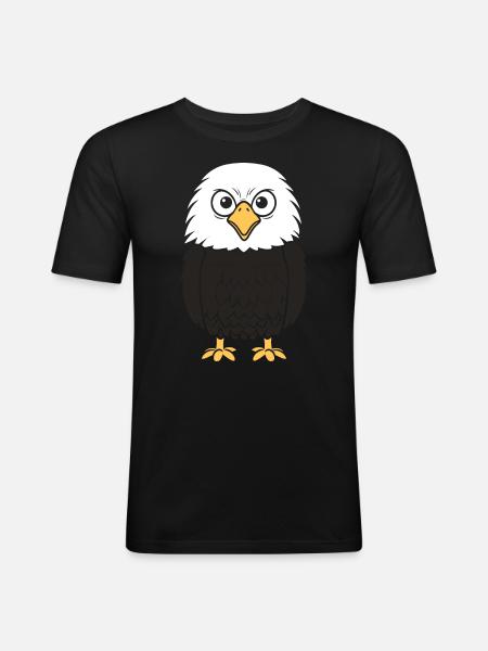 Eagle Bird - Men's Slim Fit T-Shirt - black