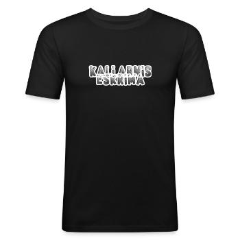 Tshirt Kali Arnis Eskrima - Men's Slim Fit T-Shirt - black - Front - Nik (191cm)