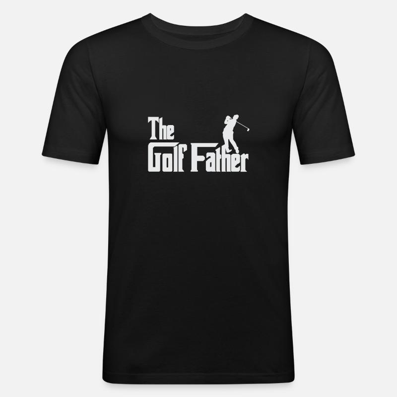 Golf Geschenk Witz Golfspieler Golfer - Männer Slim Fit T-Shirt - Schwarz