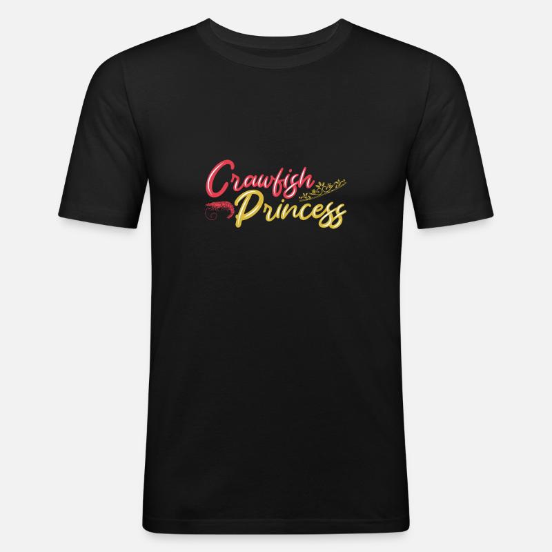Langusten Languste - Männer Slim Fit T-Shirt - Schwarz