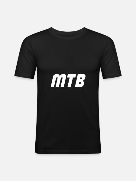 VTT VTT - T-shirt près du corps Homme - noir