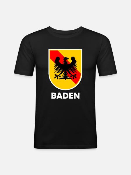 The beautiful Badnerland - Men's Slim Fit T-Shirt - black