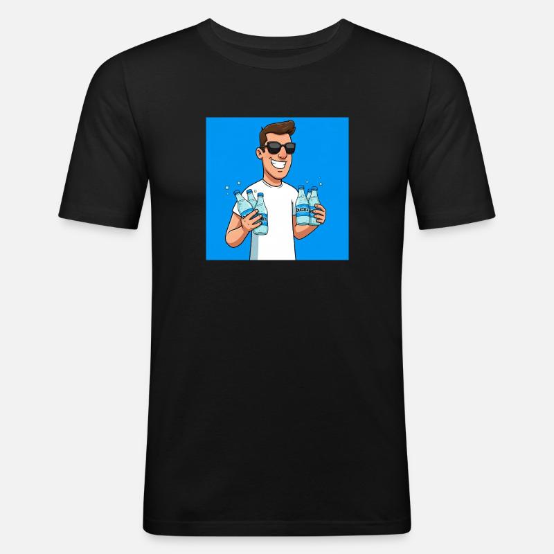 VU WaterSaleMale - Men's Slim Fit T-Shirt - black