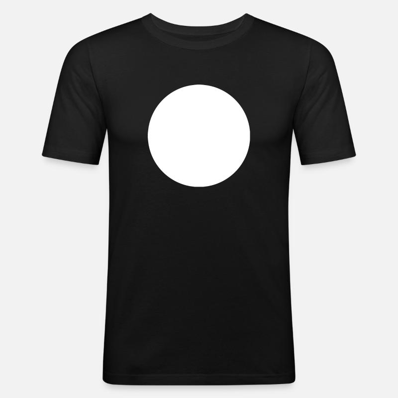 DottyDot - Männer Slim Fit T-Shirt - Schwarz