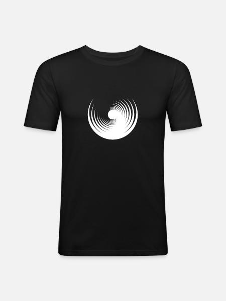 Geometric shape - Men's Slim Fit T-Shirt - black