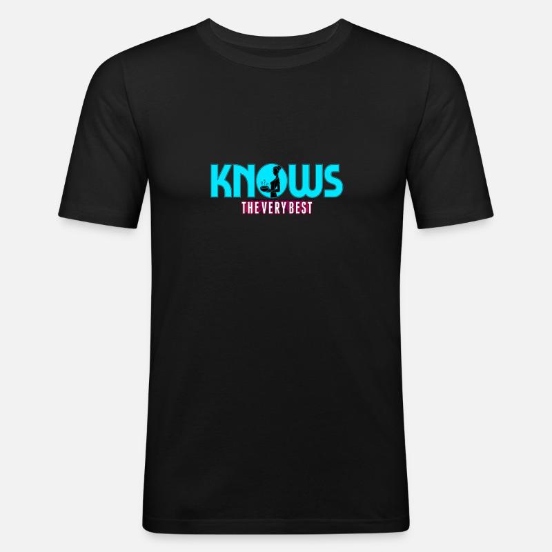 Muttertag - Männer Slim Fit T-Shirt - Schwarz
