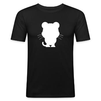 Animals Animals Animal Print Nature - Men's Slim Fit T-Shirt - black - Front - Nik (191cm)