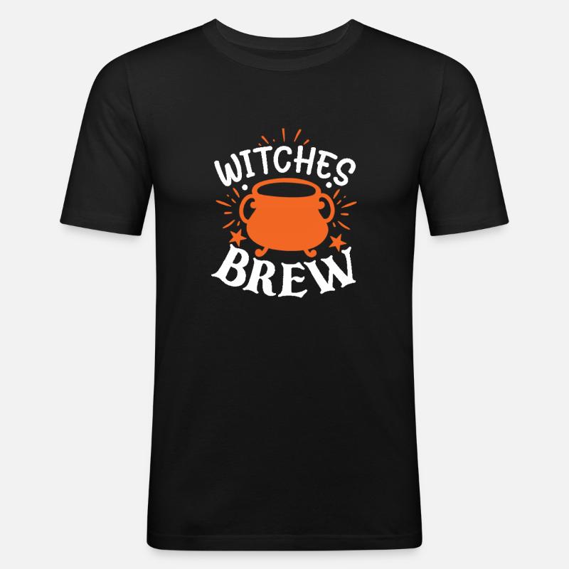 Hexengebräu - Männer Slim Fit T-Shirt - Schwarz