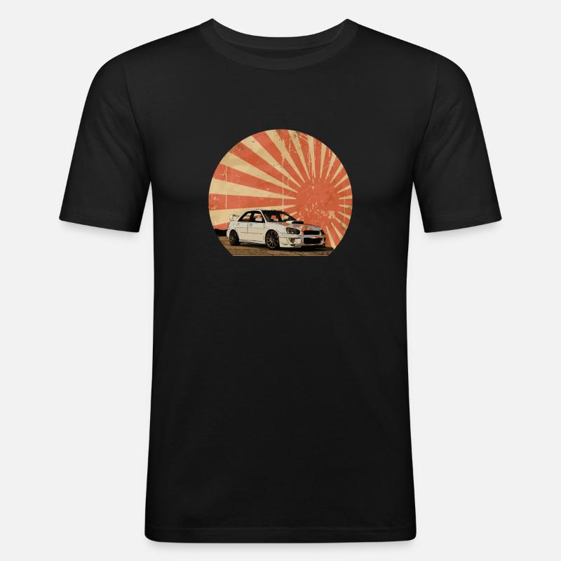 Blobeye Sun - Männer Slim Fit T-Shirt - Schwarz
