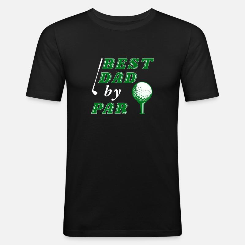 Golf Golfeurs Golfeurs - T-shirt près du corps Homme - noir
