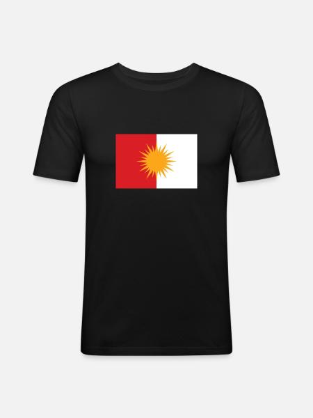 Yazidi flag Yazidi Yazidi Ezidxan - Men's Slim Fit T-Shirt - black