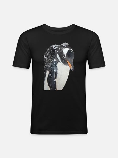 Penguin - Men's Slim Fit T-Shirt - black
