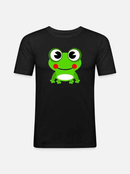 frog - Men's Slim Fit T-Shirt - black