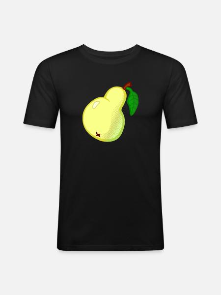 PEAR - PEARS are damn GEIL - Men's Slim Fit T-Shirt - black