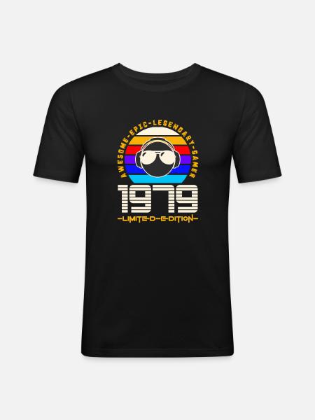 1979 - Men's Slim Fit T-Shirt - black