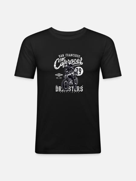 Caferacer79 - Men's Slim Fit T-Shirt - black
