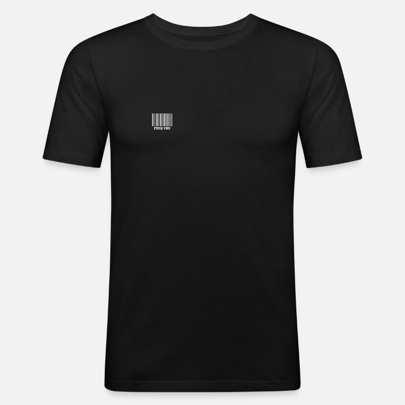 Barcode - Men's Slim Fit T-Shirt - black