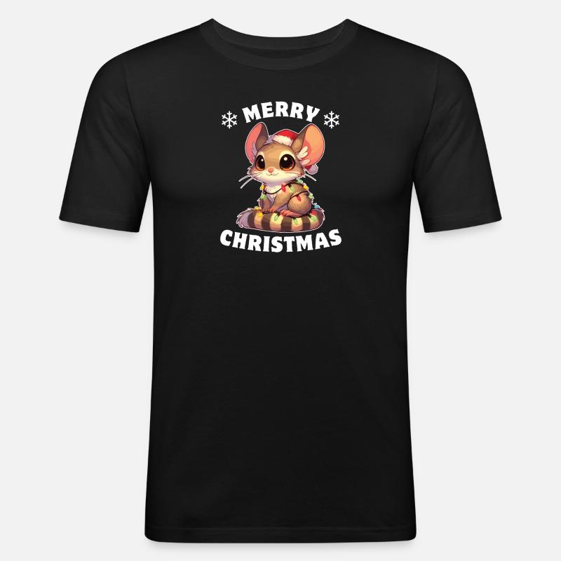 Fées de Noël Springmouse - T-shirt près du corps Homme - noir