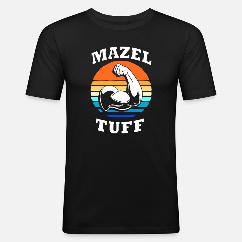 Hanoukka Hanoukka Hanoukka - T-shirt près du corps Homme - noir