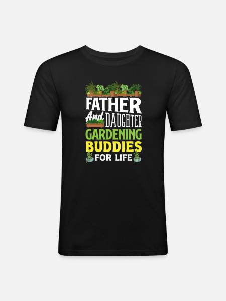 Garden & Plant Lovers Gifts - Men's Slim Fit T-Shirt - black
