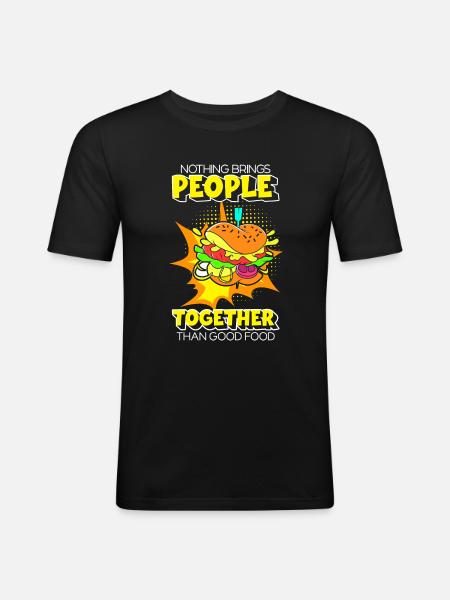 Comic Comics Fangirl - Men's Slim Fit T-Shirt - black