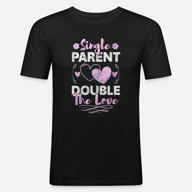 Parents Single Responsibility Sarcasm - Men's Slim Fit T-Shirt - black