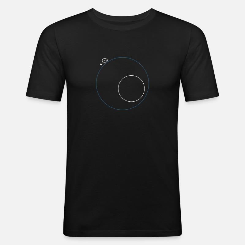 PUBG Minimap Fun - Männer Slim Fit T-Shirt - Schwarz
