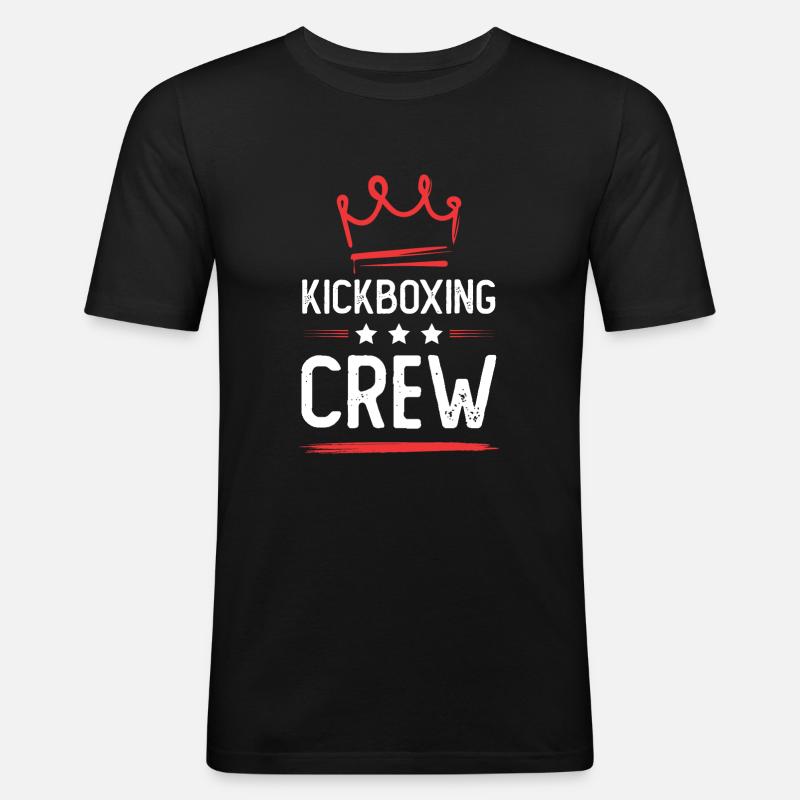 Kickboxing Crew - Men's Slim Fit T-Shirt - black