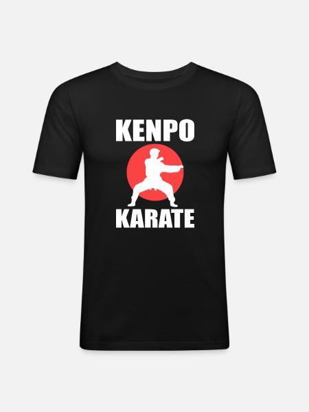 Karate Self-Defense Martial Arts - Men's Slim Fit T-Shirt - black