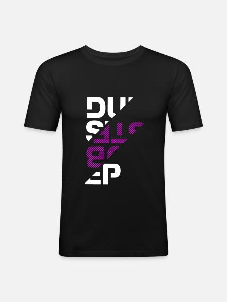 Dubstep typography - Men's Slim Fit T-Shirt - black