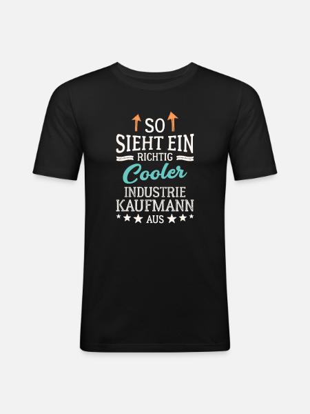 Employé industriel cool - T-shirt près du corps Homme - noir