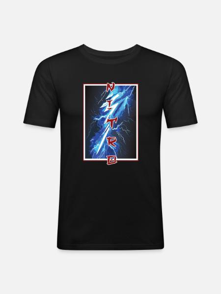 Nitro - Men's Slim Fit T-Shirt - black