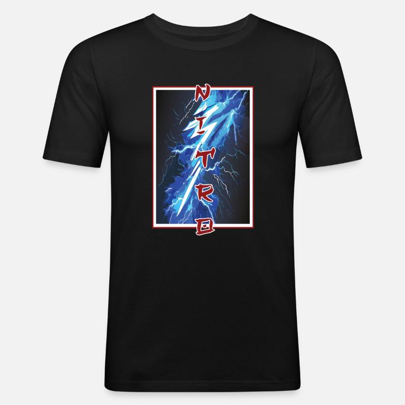 Nitro - Men's Slim Fit T-Shirt - black