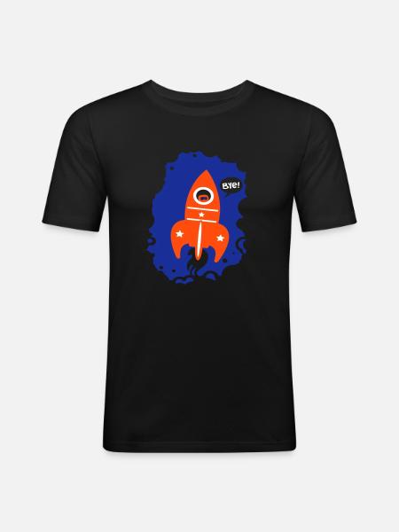 Rocket launcher - Men's Slim Fit T-Shirt - black